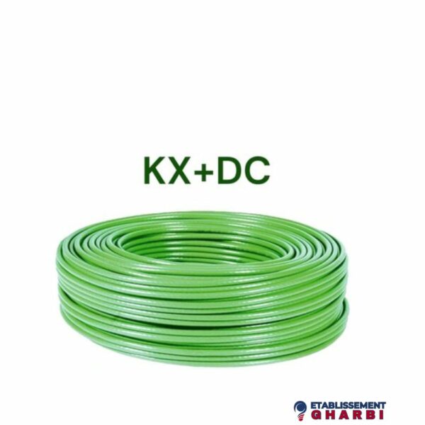 Câble Coaxial pour Caméra surveillance - KX6+DC - 100 mètres