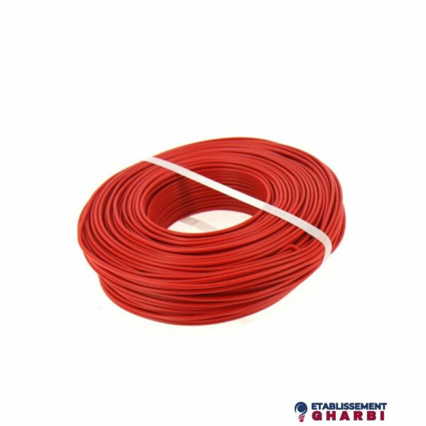 FIL RIGIDE 2.5 MM ROUGE 100M