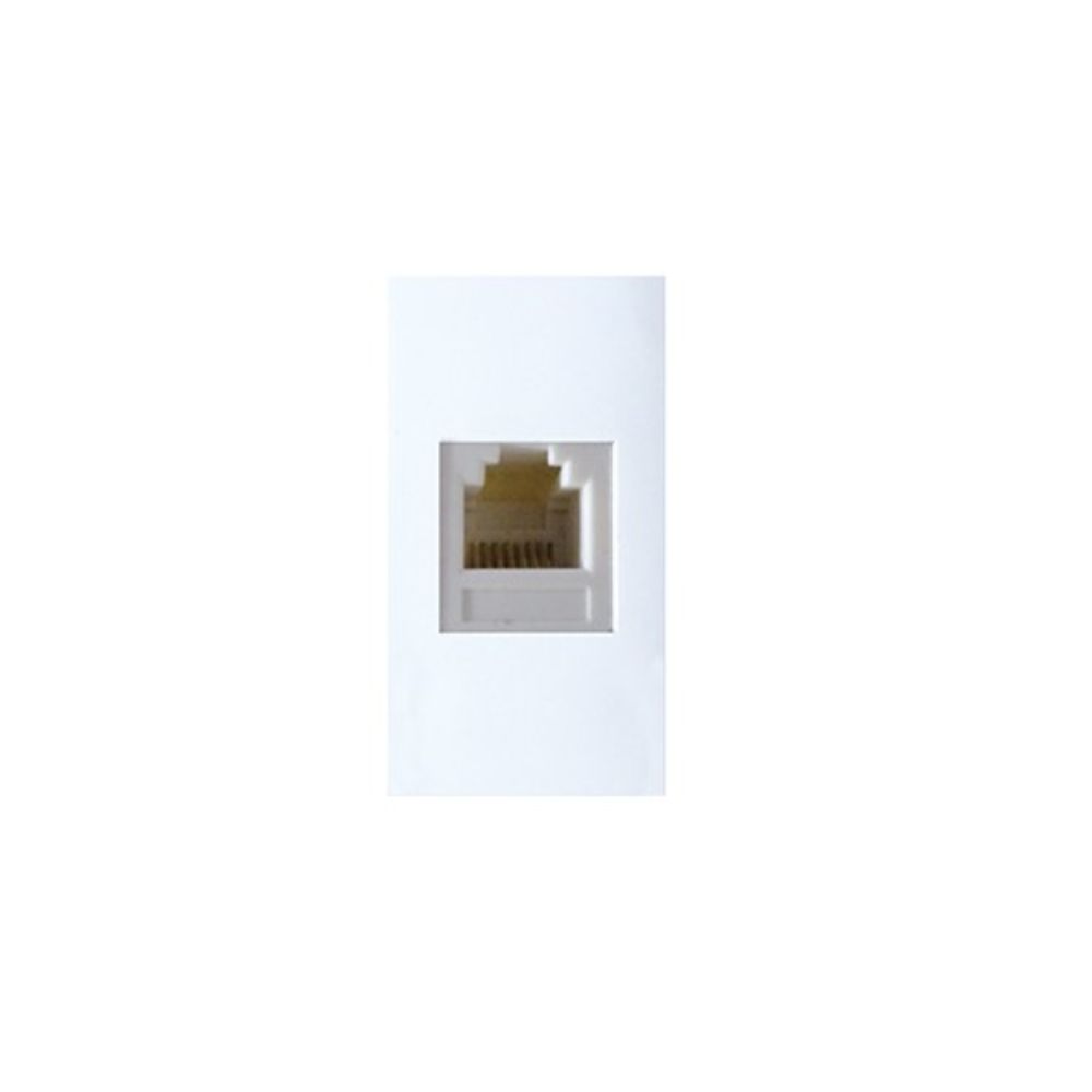 PRISE TELEPHONE 4 PLOTS RJ11 BLANC