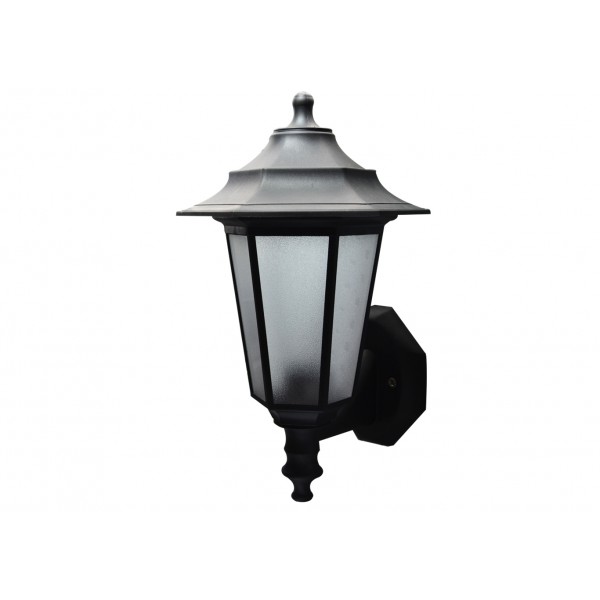 APPLIQUE JARDIN EXTÉRIEURE E27 NOIR IP44 ANTICHOC BEGONYA HOROZ ELECTRIC