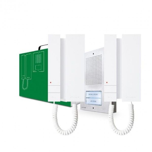 KIT INTERPHONE 2 POSTES COMELIT