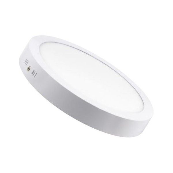 SPOT PANEL LED 24W ROND APPARENT LUMIÈRE JAUNE LUMEX