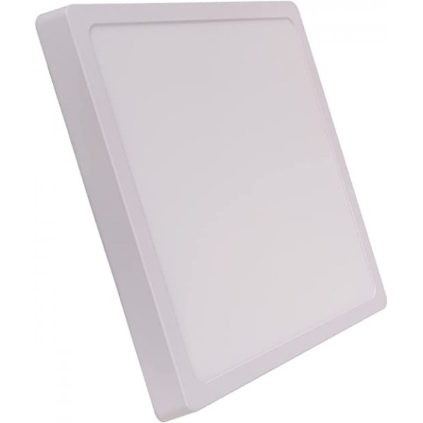 SPOT PANEL LED APPARENT 26W CARRÉ LUMIÈRE BLANCHE EKOLED