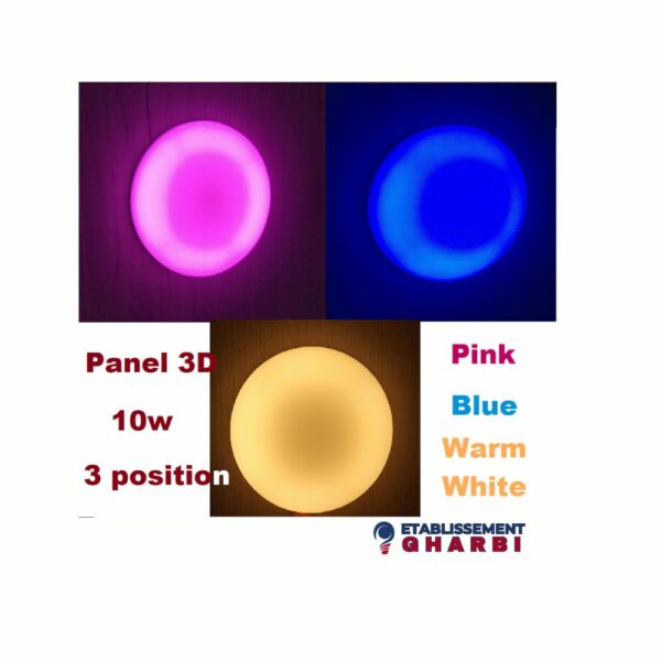 Panel 3D 10W 3 Position