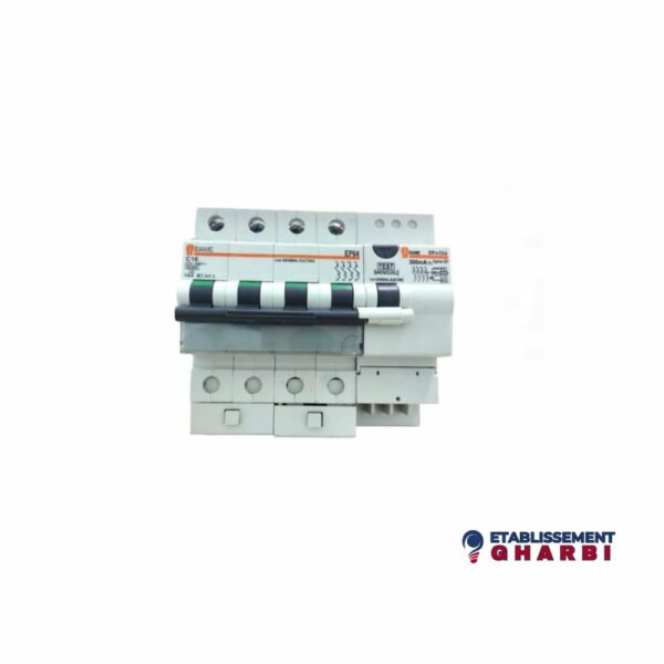 DISJONCTEUR DIFFERENTIEL 4POLES 16A 300MA SIAME