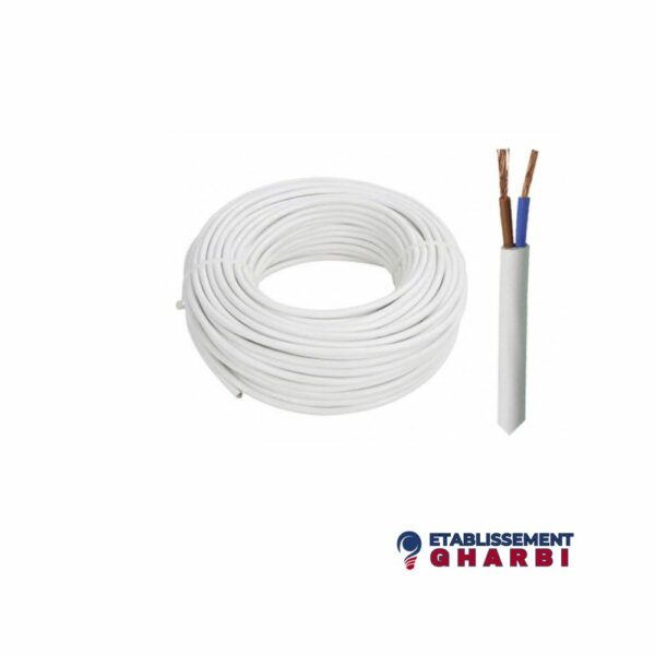 câble souple 2*0.75mm² Bobine 200 mètres
