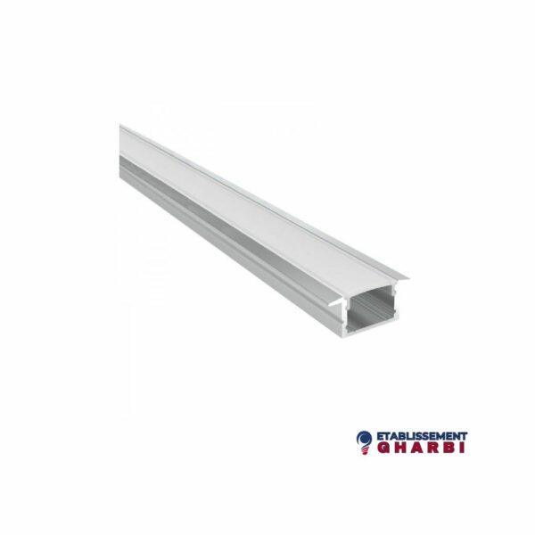 PROFILÉ EN ALUMINIUM ENCASTRABLE LED 2M