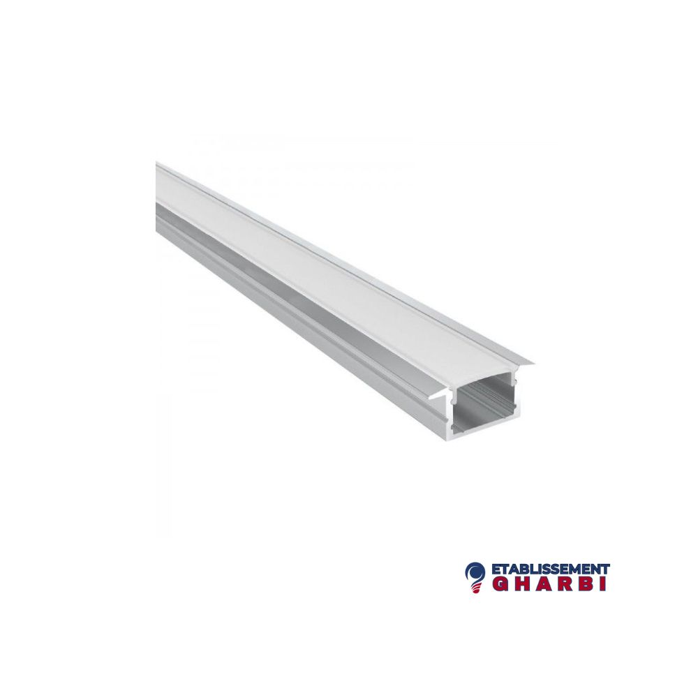 PROFILÉ EN ALUMINIUM ENCASTRABLE LED 2M