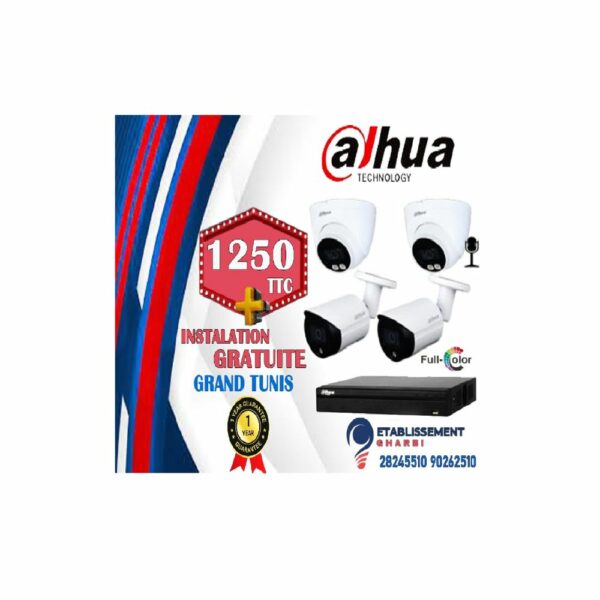 Pack de 4 caméras