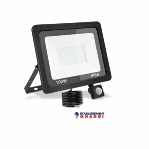 Projecteur Led 100w lumière blanche Avec détecteur de mouvement